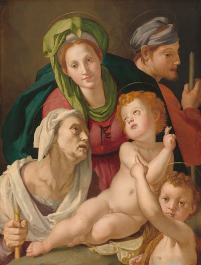 The Holy Family by Agnolo Bronzino